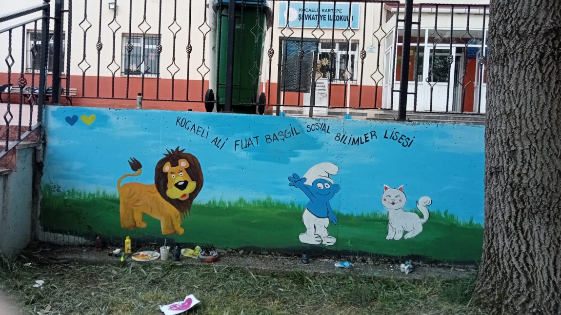 Şevkatiye İlkokulu duvarlarını renklendirdik